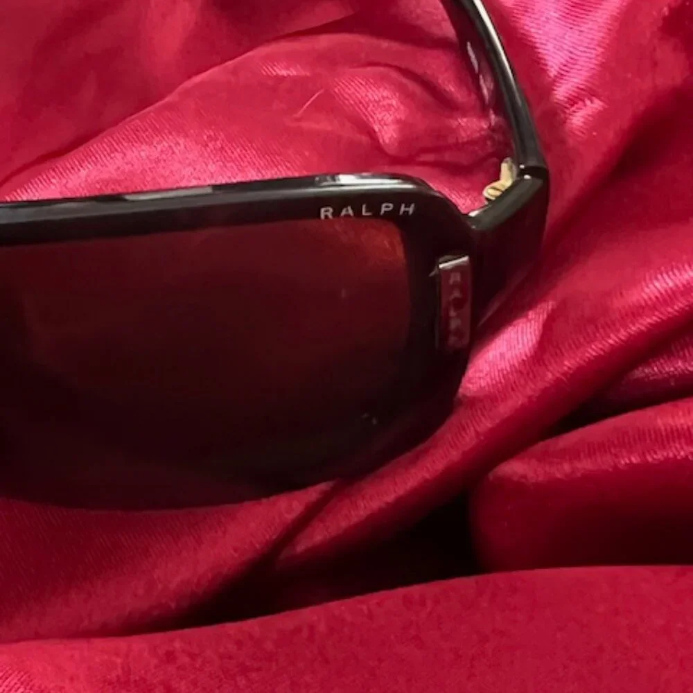 Ralph Lauren sunglasses vintage oversized shield Y2K Excellent condition w/ case
